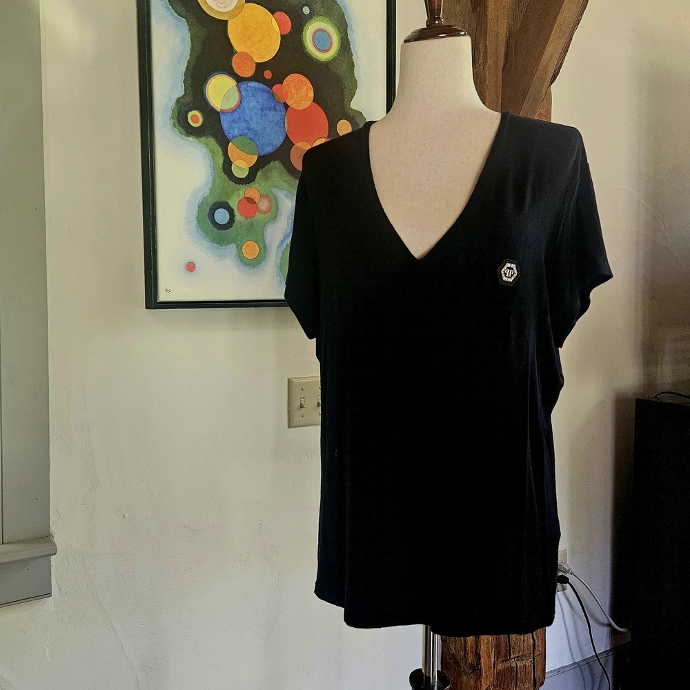 Philipp Plein Black Relaxed Short Sleeve T-Shirt